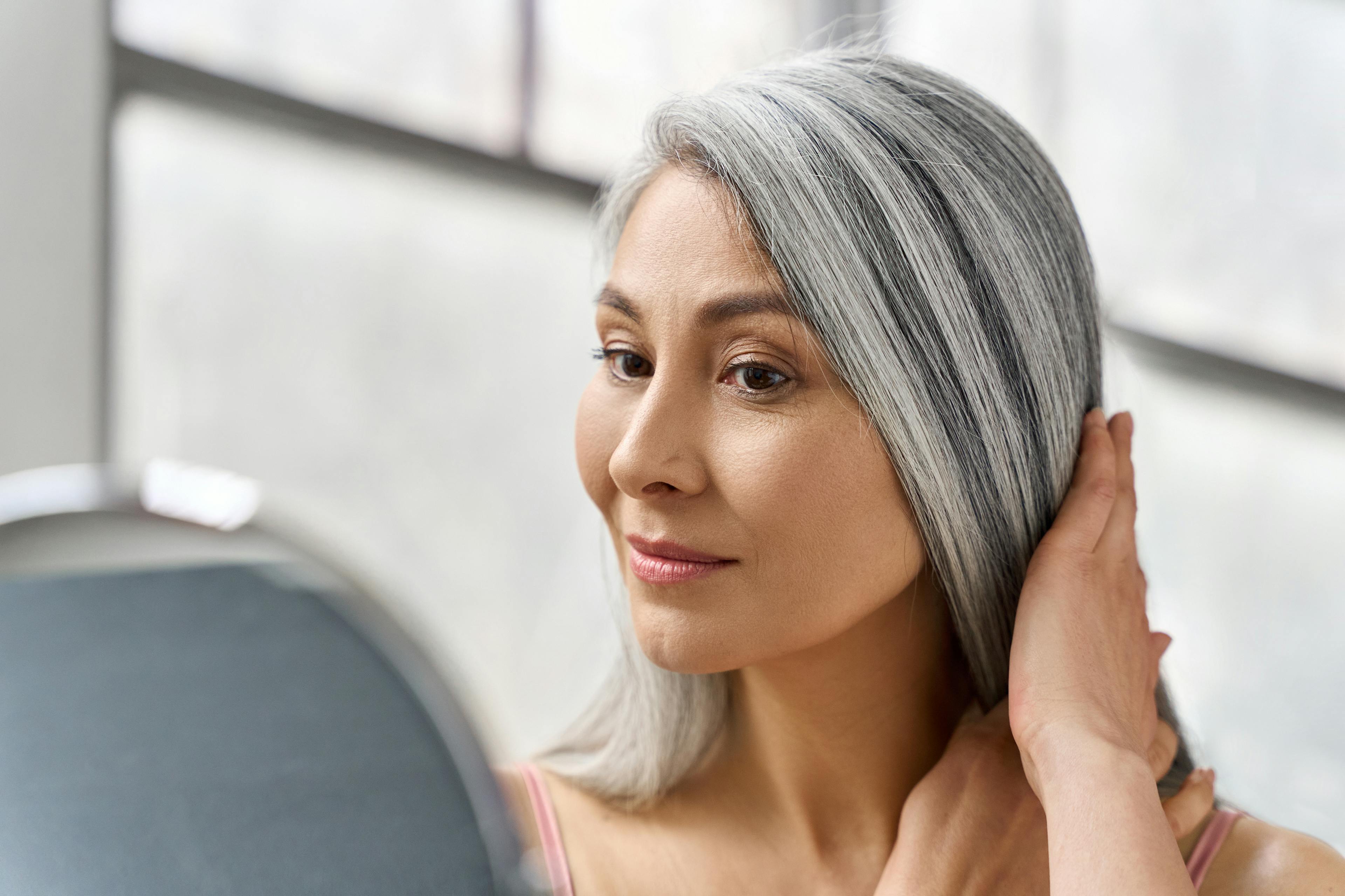 Inspiration - Grey Hair model